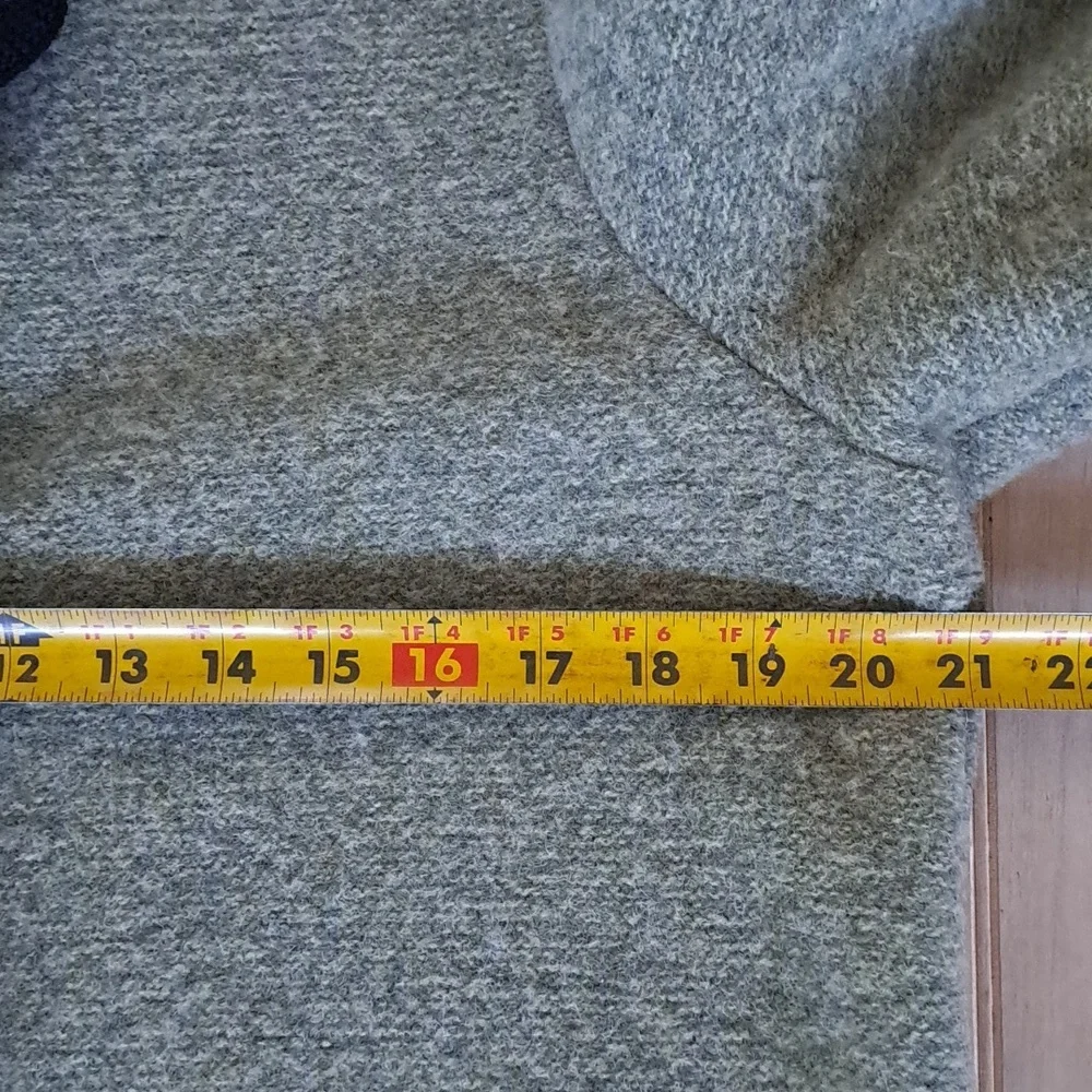 Vintage Geiger Collections Size 40 Pure New Wool Chunky Cardigan Jacket Sweater - Picture 10 of 11